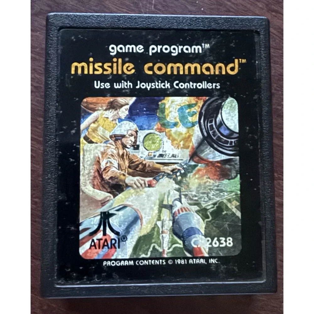 Missile Command (Atari 2600, 1981) Cartridge Only‎